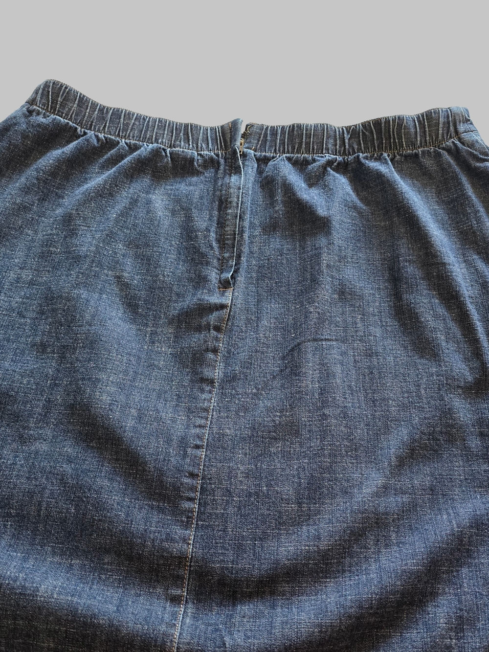 Napa Valley Woman Dark Wash Denim Maxi Skirt Size 18W - Picture 4 of 8